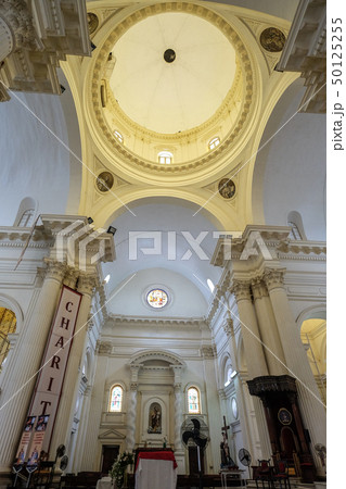 Interior of old church Interior of old church 50125255