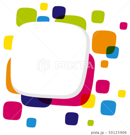 Background template with square shapes Background template with square shapes 50125906