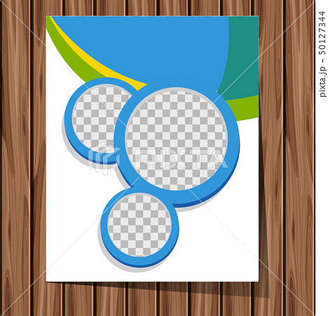 Background template with blue circles Background template with blue circles 50127344
