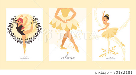 Ballet Dancer Vector Ballerina Woman Character のイラスト素材