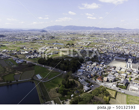 【奈良県】行燈山古墳　空撮 50132593