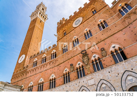 View of the Mangia Tower or Torre del Mangia View of the Mangia Tower or Torre del Mangia 50133752