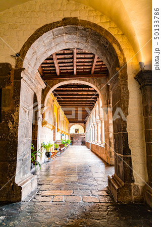 Courtyard of Convent Santo Domingo in Cusco 50133786