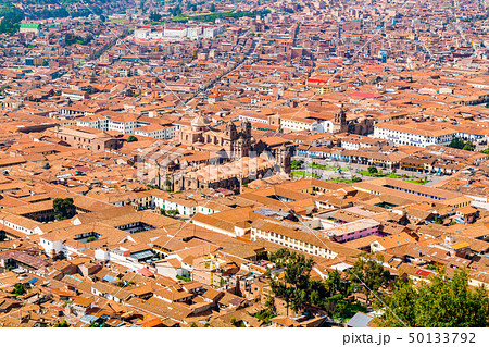 Cityscape of Cusco in Peru 50133792