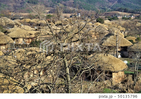 チャングムの誓いロケ地/楽安邑城民族村の風景 【韓国・順天】 50135796