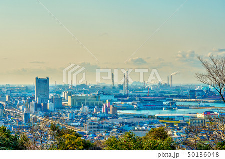 北九州市の夕暮れ【福岡県】 50136048