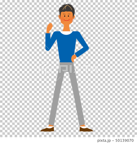 Positive male whole body Positive male whole body 50139070