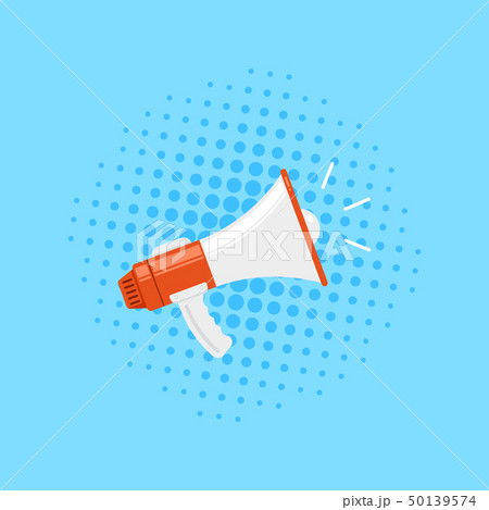 Flat style loudspeaker icon Flat style loudspeaker icon 50139574