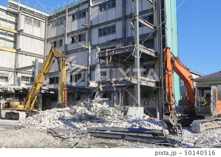 解体工事の現場 解体工事の現場 50140516