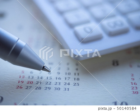 ビジネスイメージ・カレンダー・電卓 50140584