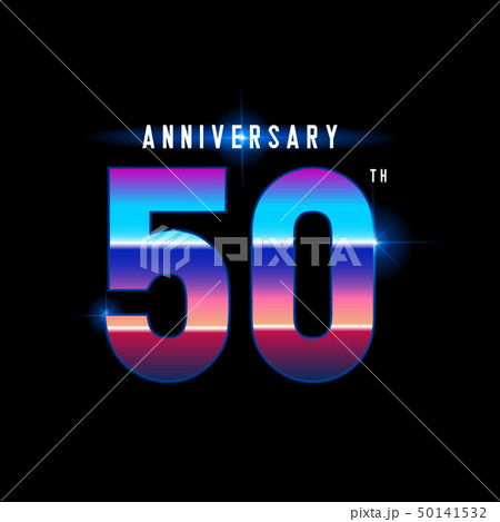50 years anniversary celebration logotype. 50141532