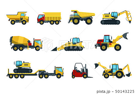 Truck, bulldozer, mixer, roller, dumper, excavator 50143225