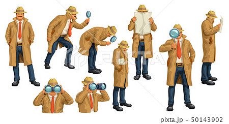 spy set on white 50143902