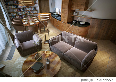 Living room rustic style 50144557
