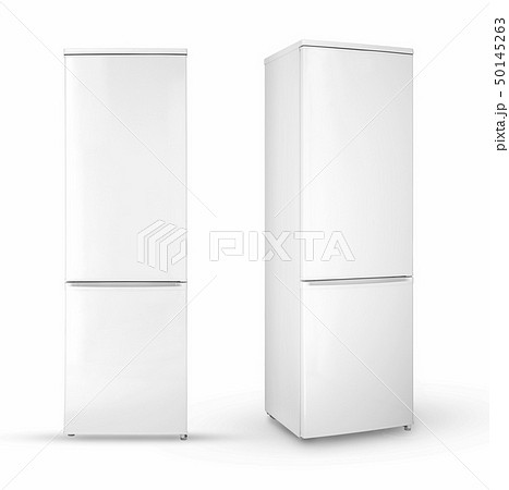 household refrigerator on a white background household refrigerator on a white background 50145263