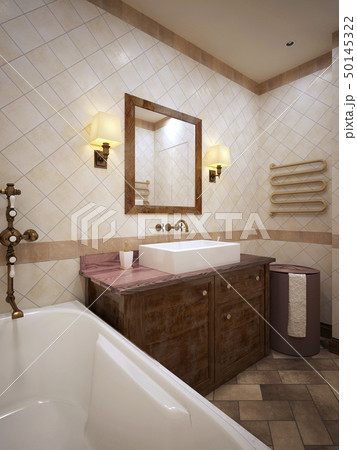 Bathroom in provence style Bathroom in provence style 50145322