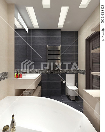 Master bathroom in a modern style Master bathroom in a modern style 50145332