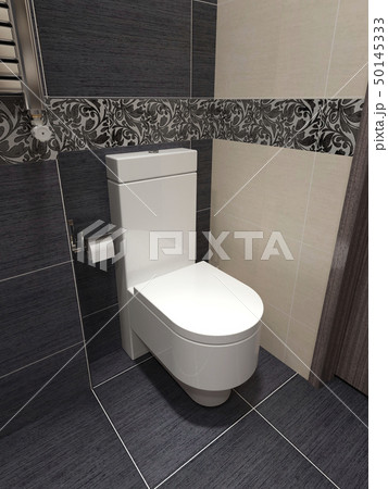 Master bathroom in modern style 50145333