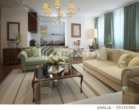 Living room neoclassical style 50145460