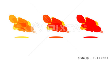 Gradient geometric banners with flowing liquid shapes. Dynamic Fluid design for logo, flyers or Gradient geometric banners with flowing liquid shapes. Dynamic Fluid design for logo, flyers or 50145663