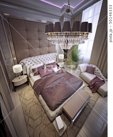 Bedroom neoclassical style Bedroom neoclassical style 50146333
