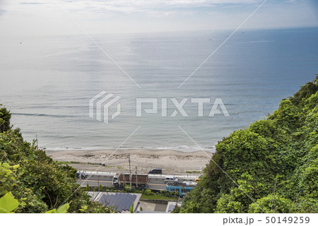 【江ノ電　鎌倉高校前駅付近】 50149259