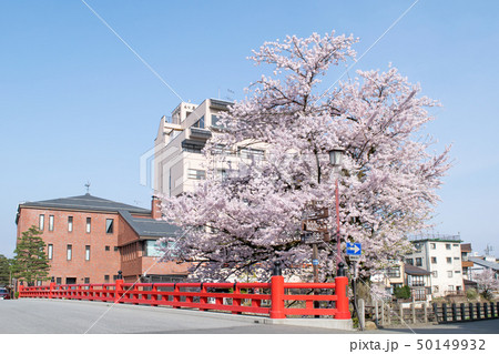 岐阜県　高山市　中橋の春 50149932