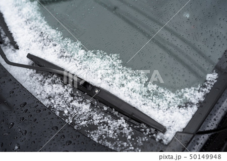 気象現象 雹（+自動車） 50149948