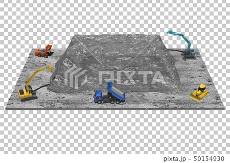 Left soil gravel sand construction generated soil 50154930