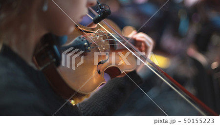 violin at a concert 50155223