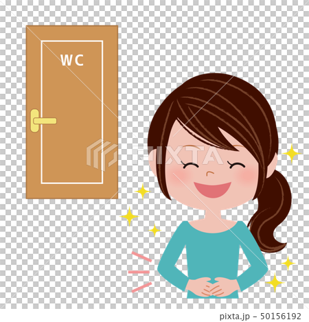 A woman who went to the bathroom and was refreshed 50156192