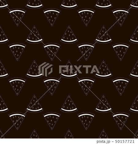 Outline Seamless background with watermelon Outline Seamless background with watermelon 50157721