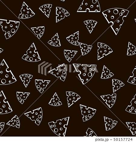 Outline Food vector seamless pattern with many Outline Food vector seamless pattern with many 50157724