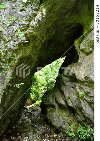帝釈峡・鬼の唐門 （広島県福山市東城町） 50158214