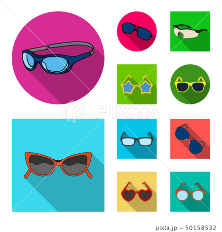 Isolated object of summer and beach symbol. Collection of summer and fashion stock vector Isolated object of summer and beach symbol. Collection of summer and fashion stock vector 50158532
