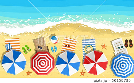 Summer Beach Vacation Sunbed 50159789