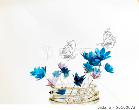 クラフト（青い花4） 50160672