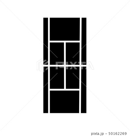 Tennis court. Vector black icon isolated 50162269