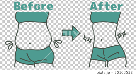 Diet-Waist-Before After-2 Colors Diet-Waist-Before After-2 Colors 50163538