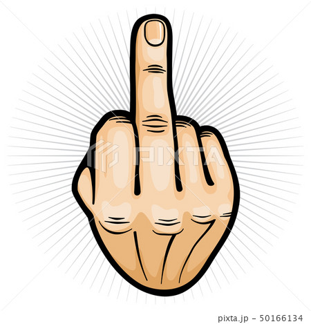 Outrageous and contempt hand gesture vector illustration Outrageous and contempt hand gesture vector illustration 50166134