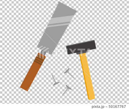 釘　トンカチ　打つ　鋸　ノコギリ 50167767