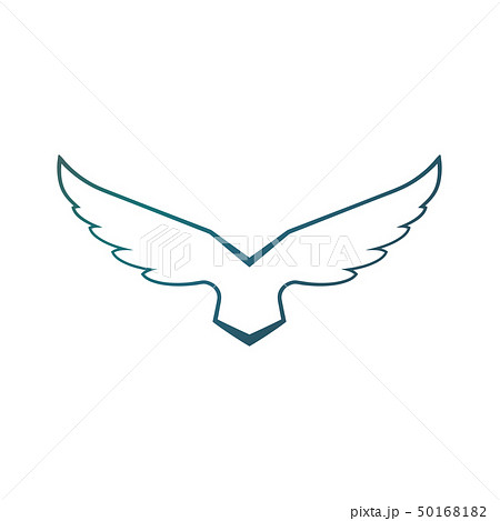 Falcon Soaring Rising Wings Logo Vector And Pngのイラスト素材 Falcon Soaring Rising Wings Logo Vector And Pngのイラスト素材