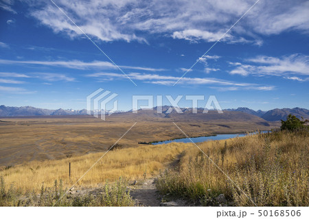 ニュージーランドの風景　マウントジョン天文台からの展望 50168506