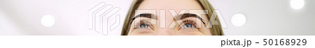 Attractive woman getting facial care at beauty Attractive woman getting facial care at beauty 50168929