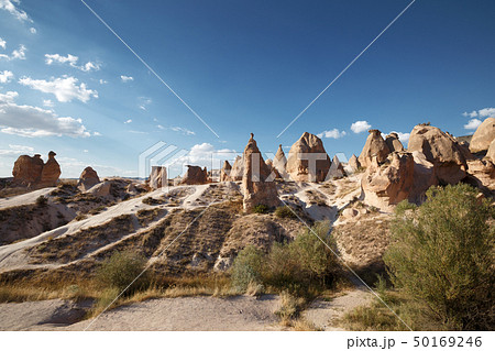 Famous stone mushrooms. Cappadocia Famous stone mushrooms. Cappadocia 50169246