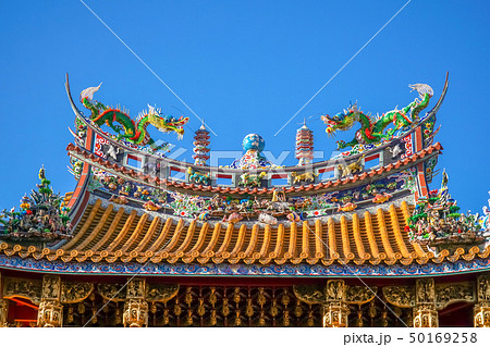 横浜関帝廟　屋根装飾 50169258