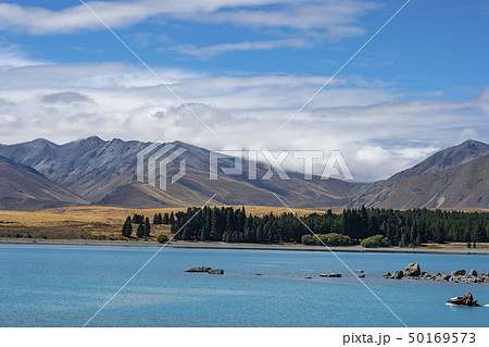 ニュージーランドの大自然　テカポ湖　 50169573
