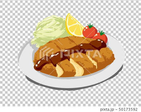 Pork cutlet - Stock Illustration [50173592] - PIXTA