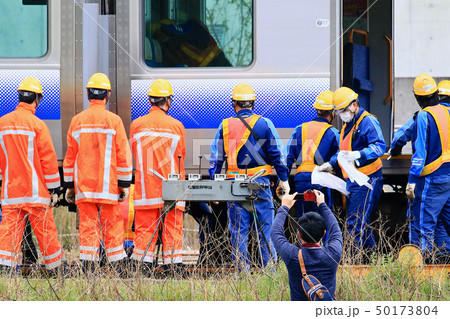 JR Train Derailment Japan 2019西日本紀勢線御坊駅列車脱線事故現場43 JR Train Derailment Japan 2019西日本紀勢線御坊駅列車脱線事故現場43 50173804