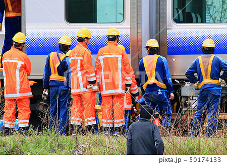 JR Train Derailment Japan 2019西日本紀勢線御坊駅列車脱線事故現場46 JR Train Derailment Japan 2019西日本紀勢線御坊駅列車脱線事故現場46 50174133